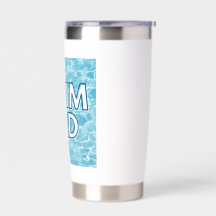 Swim Dad Tumbler - Swimmer Parent Gift