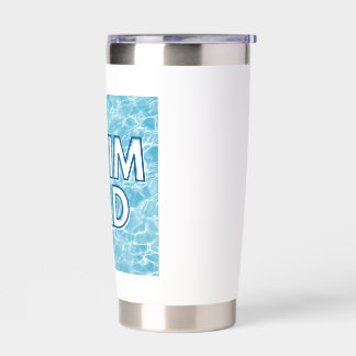Swim Dad Tumbler - Swimmer Parent Gift