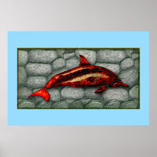 Swim fast and free poster