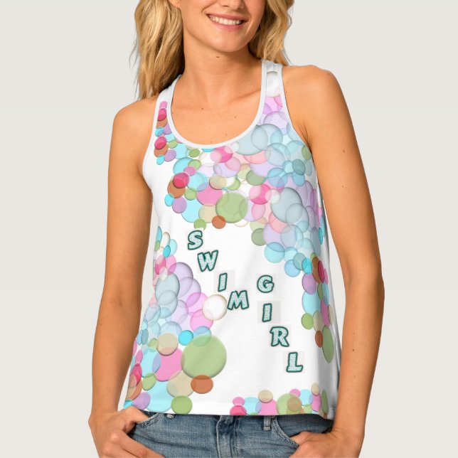 Swim Girl Tank Top (Front)