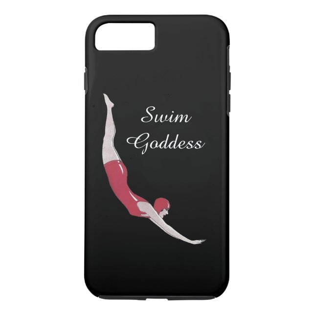 Swim Goddess iPhone Case (Back)