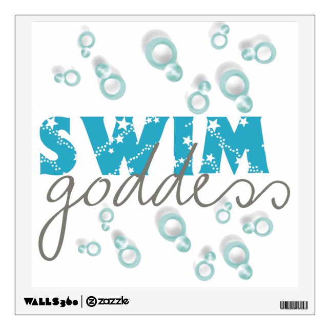 Swim Goddess Wall Decal (Front)