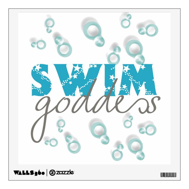 Swim Goddess Wall Decal (Front)