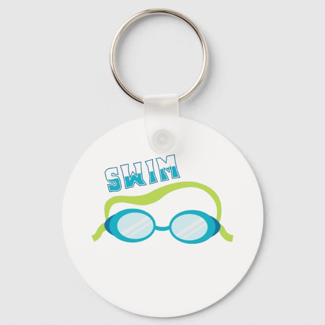 Swim Goggles Keychain (Front)