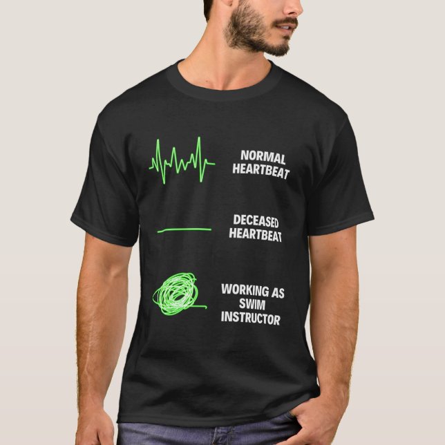Swim Instructor Swim Instructor Swimming T-Shirt (Front)