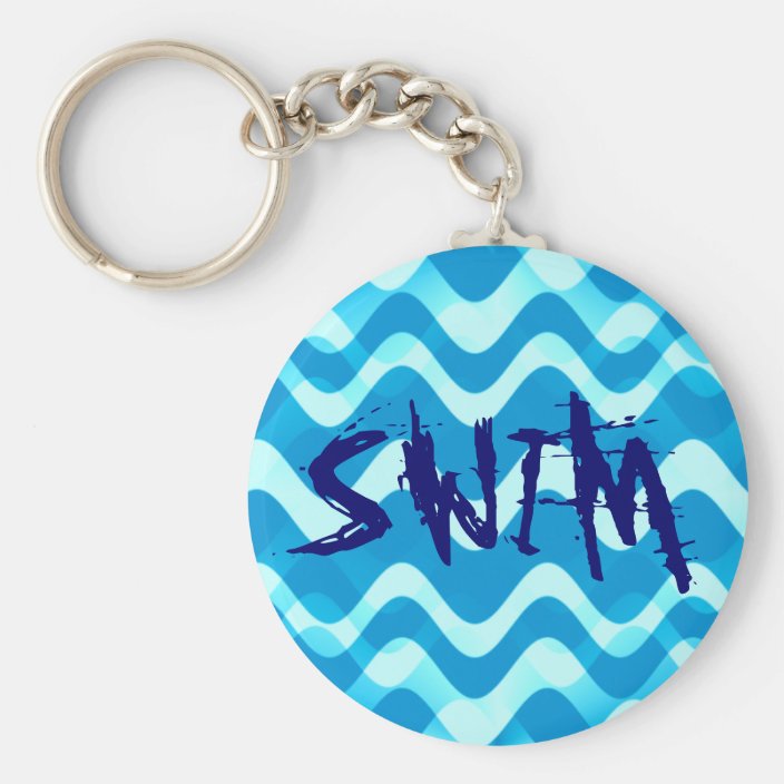 SWIM KEYCHAIN Zazzle