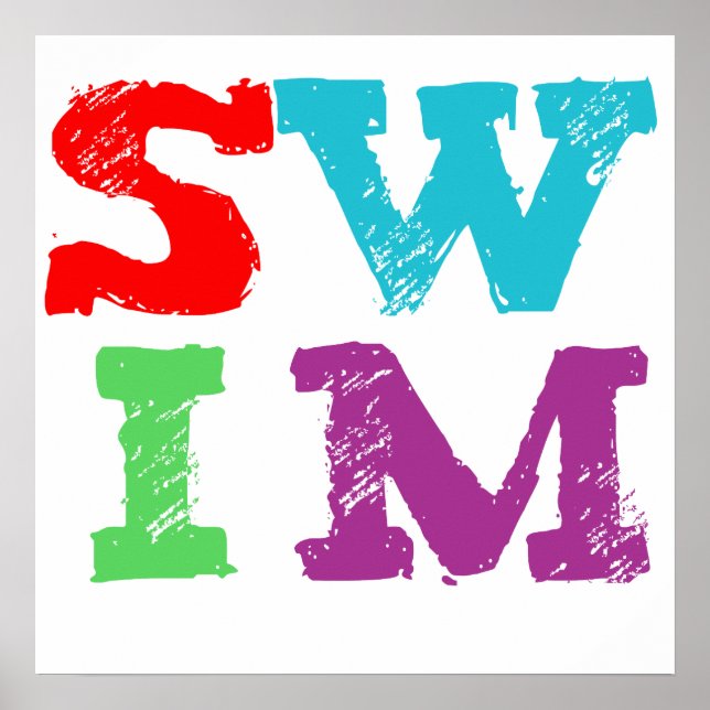 SWIM letters Poster (Front)