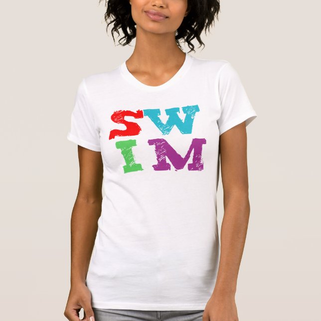 SWIM letters T-Shirt (Front)