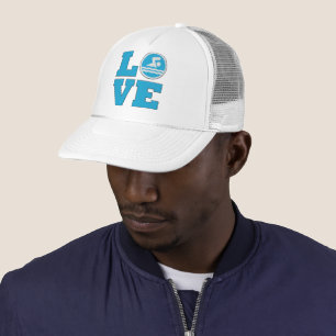 Swim Love For Competitive Swimmers or Coaches Trucker Hat