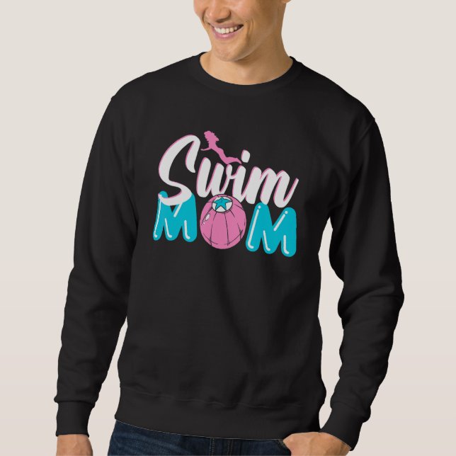 Swim Mom 2 Sweatshirt (Front)