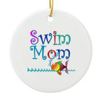 Swim Mom Swim Dad Gifts Funny Swimming Swimmers' Mouse Pad