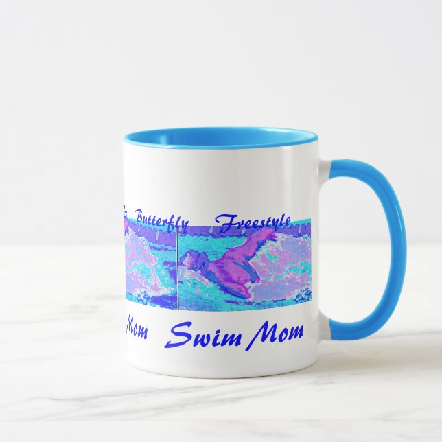 Swim Mom Coffee Mug (Right)