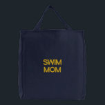 SWIM MOM Embroidered Bag<br><div class="desc">A bag for the Swim Mom. Customize in your team's colors</div>