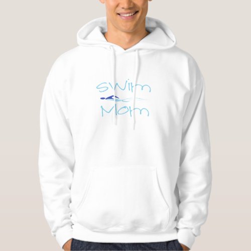 Swim Mom Hoodie Sweatshirt Template