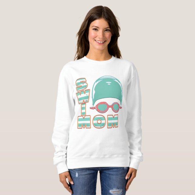 Swim Mom Sweatshirt (Front Full)