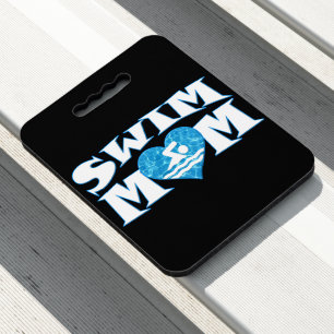 Swim Mom Swimming and Diving Team Swim Meet Seat Cushion