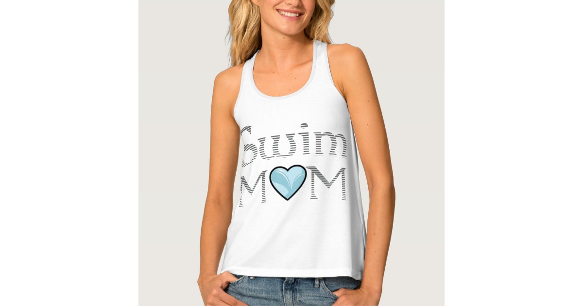 Swim Mom Tank Top Zazzle