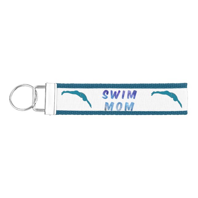 Swim Mom's Wrist Keychain (Keys on Left)