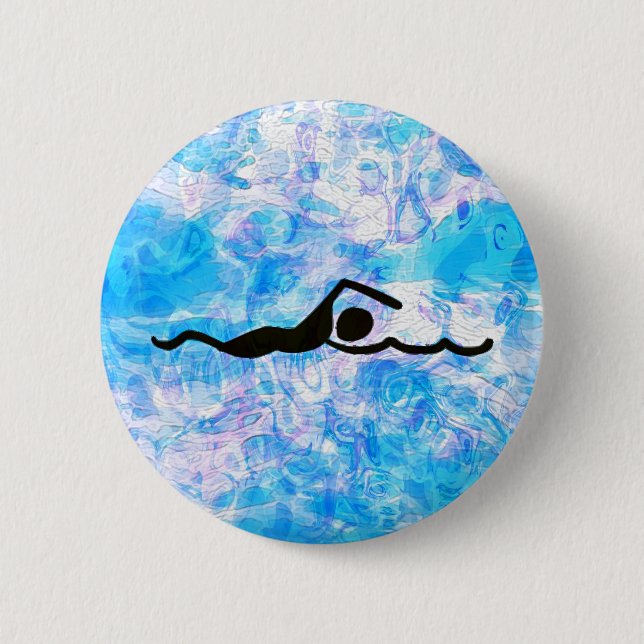 SWIM PINBACK BUTTON (Front)