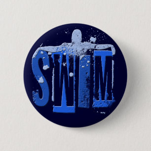 SWIM PINBACK BUTTON