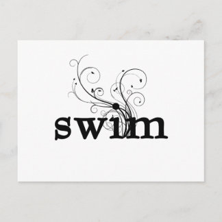swim postcard