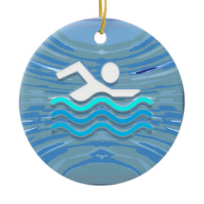 SWIM Swimmer Success Dive Plunge Success NVN238 Ceramic Ornament