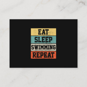 Swim Swimmer Swimming   Gift Enclosure Card