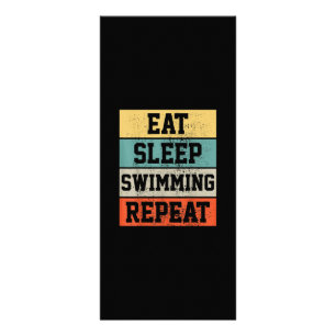 Swim Swimmer Swimming Gift Rack Card