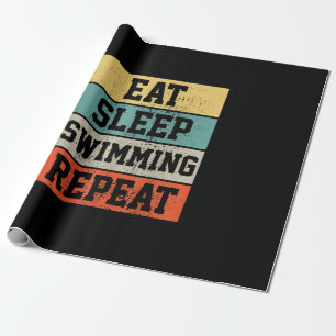 Swim Swimmer Swimming Gift Wrapping Paper