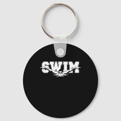 Swim  Swimmers Competitive Swimming Athletic Gift Keychain