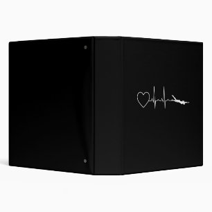 Swim - Swimming Heartbeat 3 Ring Binder