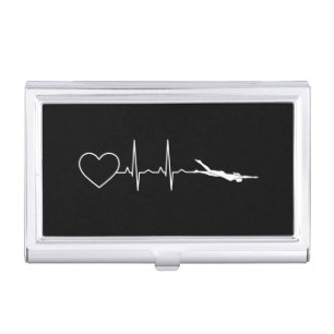 Swim - Swimming Heartbeat Business Card Case