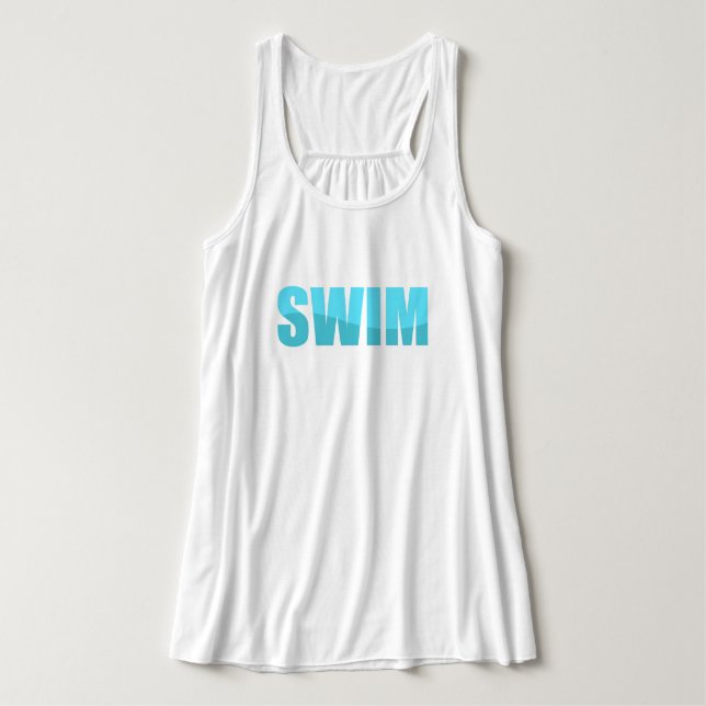 Swim  tank top (Design Front)