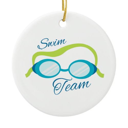 Swim Team Ceramic Ornament