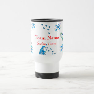 Swim Team Customizable Travel Mug