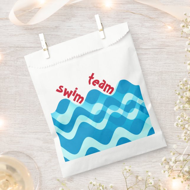 Swim Team Favor Bags (Clipped)