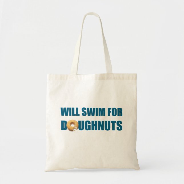 Swim Team Funny Tote Bag (Front)