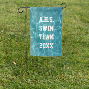 Swim team  garden flag