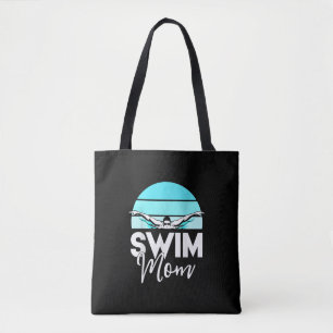 Swim Team Mom Mor School Swimming Meet Swimmer Tote Bag