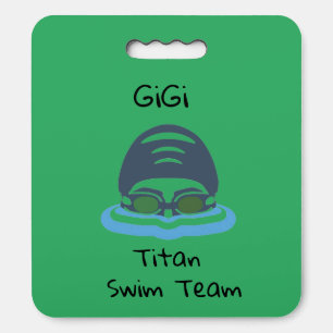 Swim Team Personalized Seat Cushion