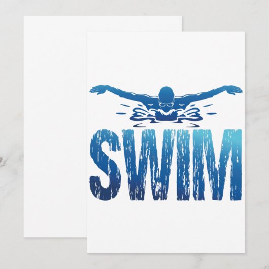Swim - Vintage Swimmer (Front/Back)