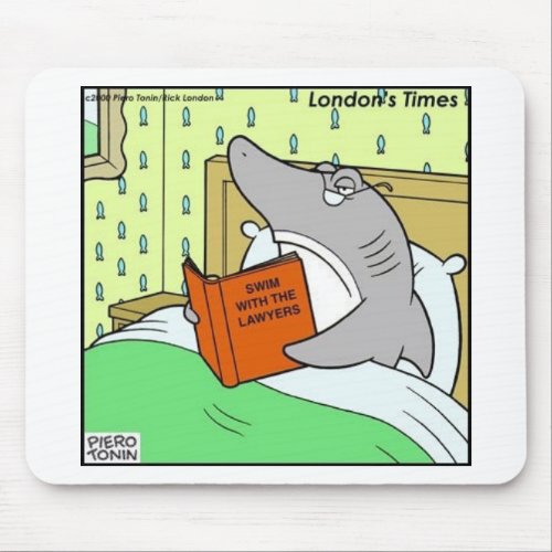 Swim WThe Lawyers Funny Tees Gifts  Collectibles Mouse Pad