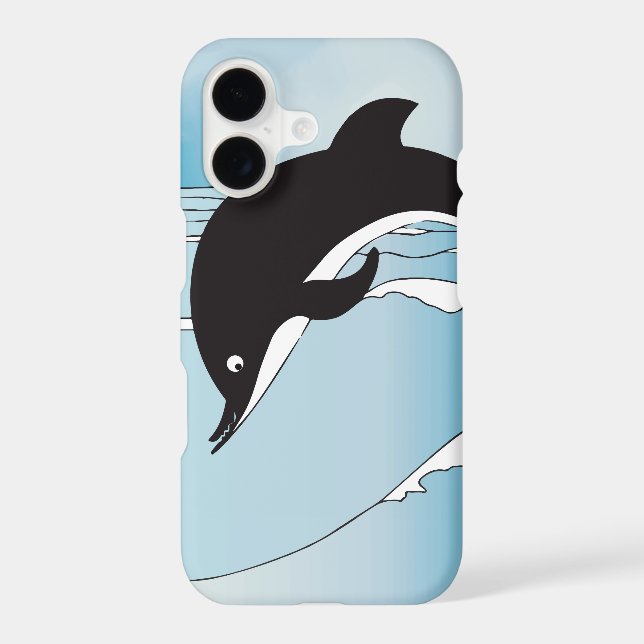 Swim With Dolphins Case-Mate iPhone Case (Back)