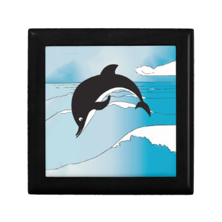Swim With Dolphins Keepsake Box