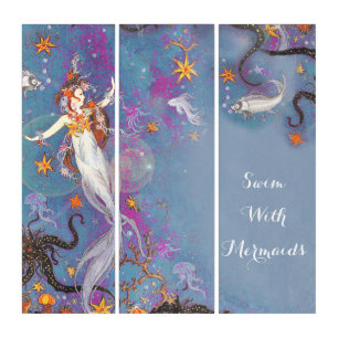 Swim With Mermaids Triptych
