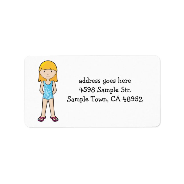 SwimGirl Label (Front)