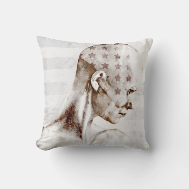 Swimmer 2013 throw pillow (Front)