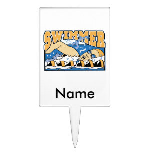 Swimmer Cake Topper