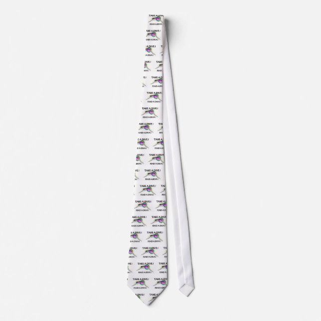 SWIMMER JOKES NECK TIE (Front)