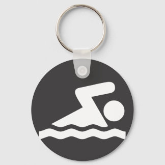 Swimmer Keychain